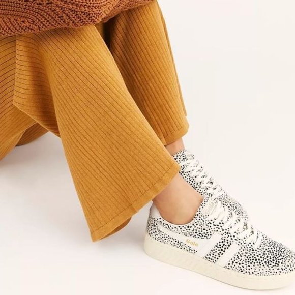 Gola Shoes - Gola Sz 8 Women's Cheetah Grand Slam Low Top Lace Up Distressed Sneakers